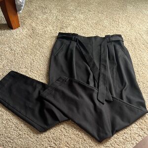 Paper bag waist pants